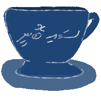 niyadhuru_ tea cup sai niyadhuru Sticker