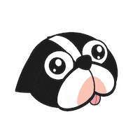 Boston Terrier Love Sticker by BBRC Marketing