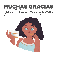 TheGardenProject gracias compra brillo piel Sticker
