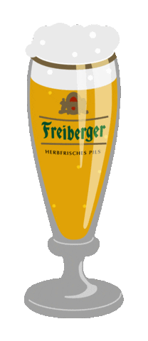 Beer Cheers Sticker by Freiberger