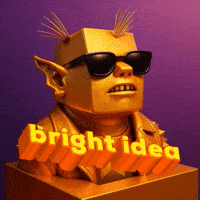 Bright Idea GIF by The LSD Hotel