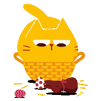 Cat Chocolate Sticker by Denner