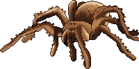 PositPixel pixel art spider sprite sprites Sticker