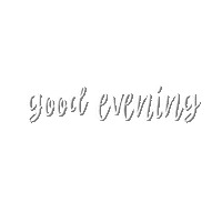 Evening Goodevening Sticker