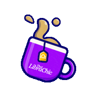 Drink Tea Sticker by thatlibrachic
