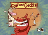cow and chicken child GIF