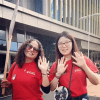 uniofreading waving open day university of reading uni of reading GIF