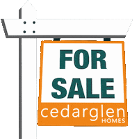 Cedarglen_Homes for sale for sale sign cedarglen cedarglen homes Sticker