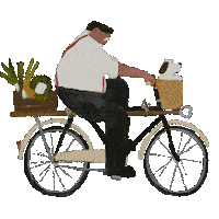 Bicycle Bert Sticker