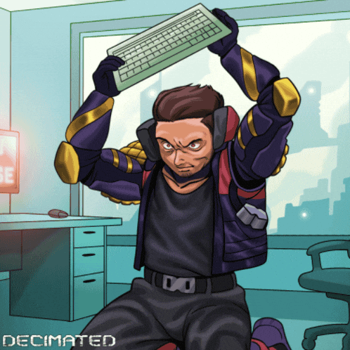 Angry Crypto GIF by Decimated