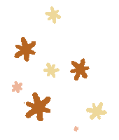 Flower Orange Sticker