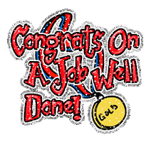 well done STICKER