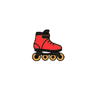Roller Skating Sticker