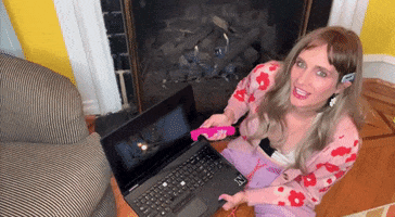 Fire Laptop GIF by Speedy Ortiz
