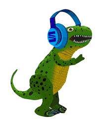 seat_slovensko dance music dancing headphones Sticker