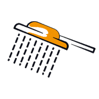 PaletteCAD black orange bad handwerk Sticker