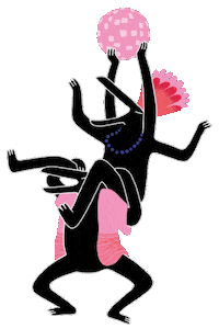 Happy Dance Sticker by Mirjam Debets