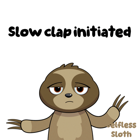 Sloth Noone Cares GIF by VeeFriends