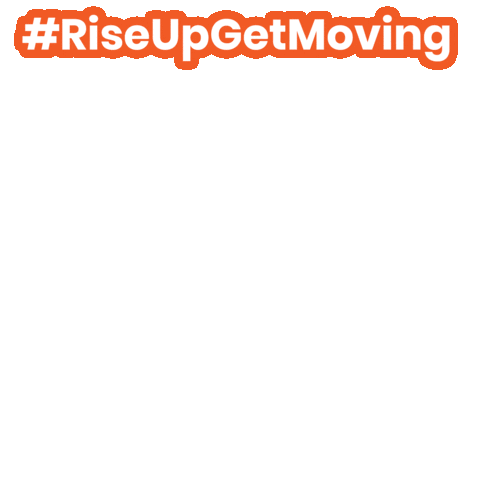 Get Moving Rise Up Sticker by Women's 10K