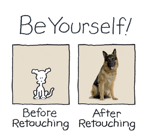 Be Yourself I Love You GIF by Chippy the Dog