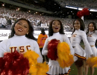 Football Girls GIF by USC Trojans