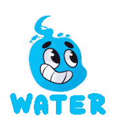 Cartoon Water Sticker by aquafeelmaryland