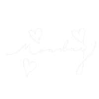 Monday Hearts Sticker