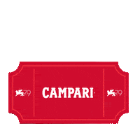 Film Ticket Sticker by Campari.it