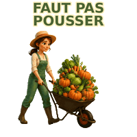 La Fermiere Brouette Sticker
