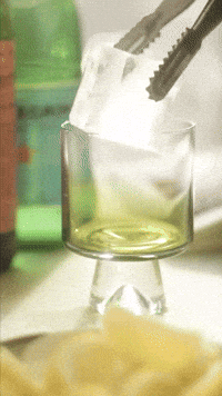 Pouring Ice Cube GIF by Lo-Fi Aperitifs