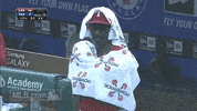 raining texas rangers GIF by MLB