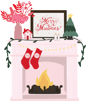 Merry Christmas Sticker by Mud Urban Flowers