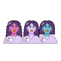 Friends Woman Sticker by Novant Health