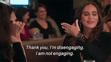 Im Out Real Housewives GIF