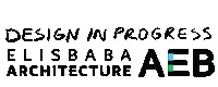 elisbabaarchitecture black design in progress elisbabaarchitecture Sticker