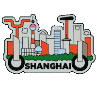 BromptonBicycle cycling shanghai brompton one million Sticker