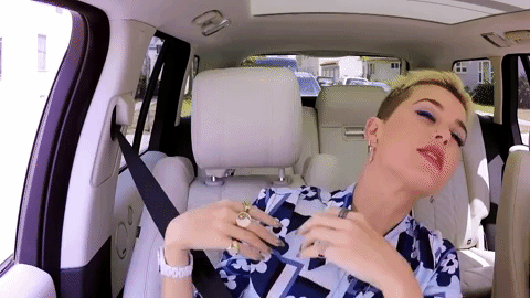 carpool karaoke 2017 GIF by Katy Perry