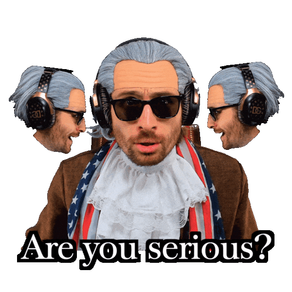 No Way Seriously Sticker