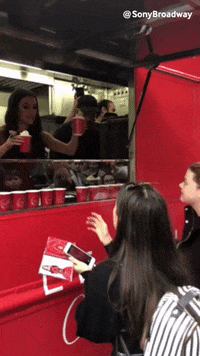 SonyBroadway christmas nyc new york glee GIF