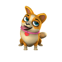 Dog 3D Sticker by Tactile Games