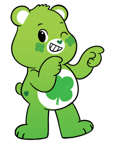 Wink Clover Sticker by Care Bear Stare!