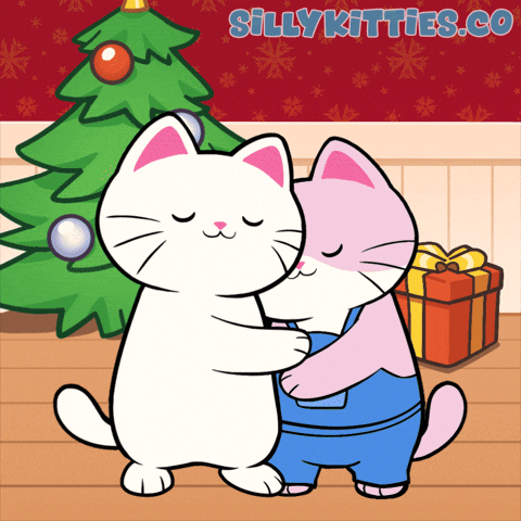 Merry Christmas Love GIF by Silly Kitties