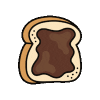 Bread Nutella Sticker by Rosedog