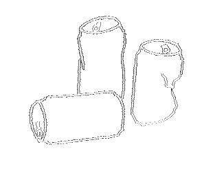 galacticmarmalade booze cans beercan tins Sticker