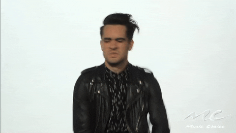 angry brendon urie GIF by Music Choice