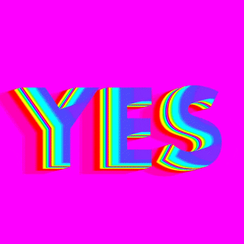 Rainbow Yes GIF by Lumi