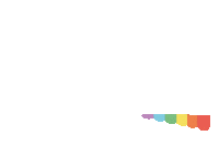 Rainbow Color Sticker