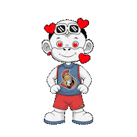 Ottawa Senators Go Sens Sticker by Zhot Shop