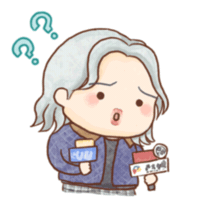Confused Question Mark Sticker