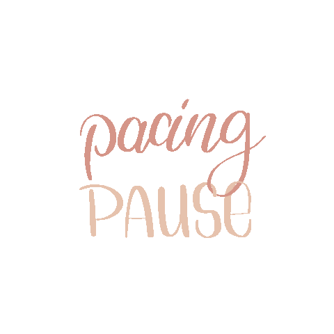 Pause Pacing Sticker by Handbeschriftetes